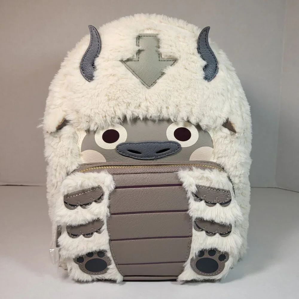 Nickelodeon Avatar: The Last Airbender Appa Figural Fur Mini Backpack NEW
